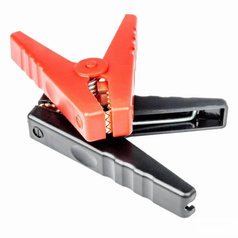 Cleste cablu curent, 9.5cm, 400A, tip crocodil, set 2 bucati, 03525 Amio