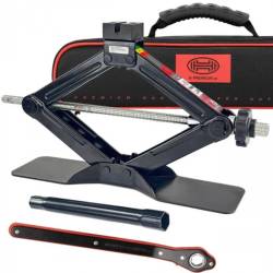 Cric foarfeca 1500kg, OEM, VW, strangere cu cheie cu clicket sau bormasina, Heyner 347.36