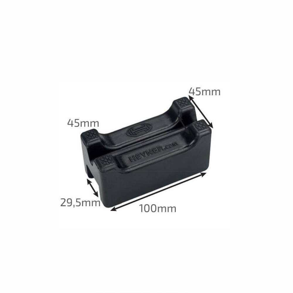 Set 2 tampoane cauciuc pentru cric capra 6T-347.47, interior montare 29.5mm, Safepad Pro, 347.68 Heyner