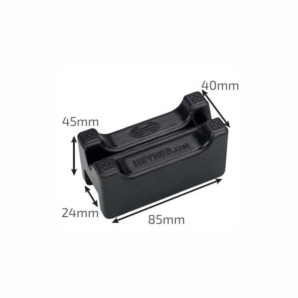 Set 2 tampoane cauciuc pentru cric capra 2T-347.42, interior montare 24mm, Safepad Pro, 347.66 Heyner