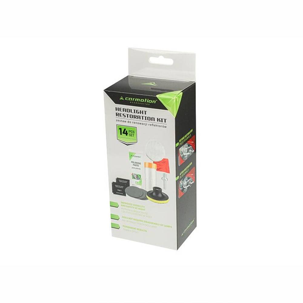 Kit polish faruri si lustruire pentru masina, 63676 Carmotion