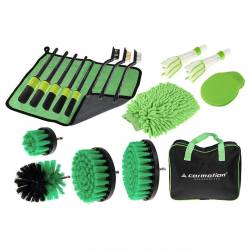 Set curatare, detailing auto, 19 piese, interior-exterior, 83100 Carmotion