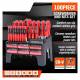Set surubelnite si biti cu stand, 100 piese, TS.78287