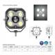 Proiector lucru 81x81, LED, cu lentile convexe, 12-24V, 29W, 2700lm, spot, L0183 TruckLed