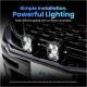 Proiector lucru 81x81, LED, cu lentile convexe, 12-24V, 29W, 2700lm, spot, L0183 TruckLed