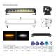 Proiector LED BAR 2 in 1, 362x80, 27 LED-uri, faza lunga si functie stroboscopica, 12-24V, 60W, 3400lm, BEZEL-LESS, L3433 TruckLed