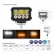 Proiector lucru 113x74, LED, 2 in 1, faza lunga si functie stroboscopica, 12-24V, 28W, 1600lm, L3432 TruckLed