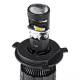 Set 2 becuri H4, LED, 9-36V, 60W, 3800lm, 6000K, Canbus, cu lupa, 03667 Amio