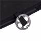 Perna scaun cu bile, 110x46cm, cu suport lombar, neagra, 03644 Amio
