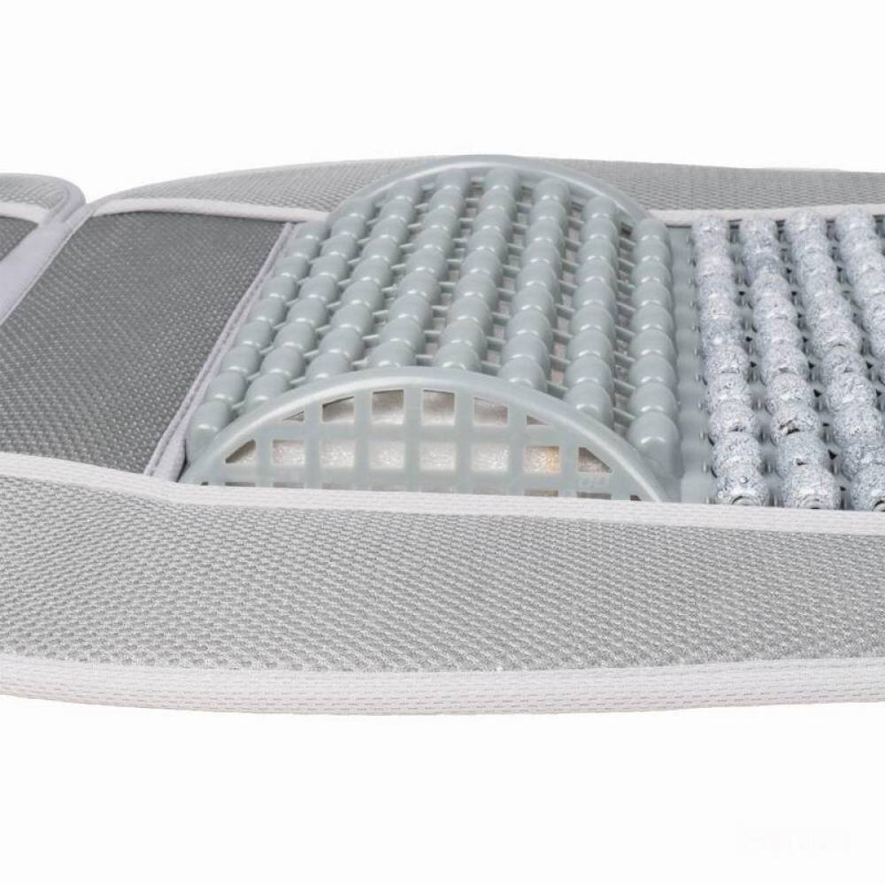 Perna scaun cu bile, 110x46cm, cu suport lombar, gri, 03643 Amio Perna scaun cu bile, 110x46cm, cu suport lombar, gri, 03643 Amio