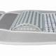 Perna scaun cu bile, 110x46cm, cu suport lombar, gri, 03643 Amio Perna scaun cu bile, 110x46cm, cu suport lombar, gri, 03643 Amio