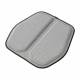 Perna scaun cu gel, 46x46cm, design in forma de fagure de miere, 03653 Amio
