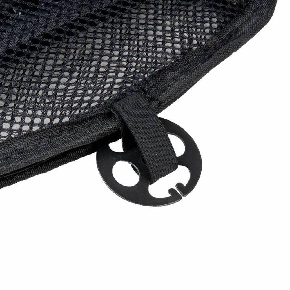 Perna scaun cu bile negre, 98x49cm, cu suport lombar ergonomic plasa, 03645 Amio
