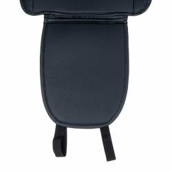 Perna scaun imitatie piele cu bile, 147x68cm, suport lombar si tetiera, neagra, 03649 Amio