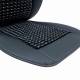 Perna scaun imitatie piele cu bile, 147x68cm, suport lombar si tetiera, neagra, 03649 Amio