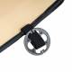 Perna scaun imitatie piele cu bile, 147x68cm, suport lombar si tetiera, neagra, 03649 Amio