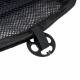 Perna scaun cu bile, 125x52cm, suport lombar si tetiera, neagra, cu plasa, 03646 Amio
