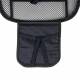 Perna scaun cu bile, 125x52cm, suport lombar si tetiera, neagra, cu plasa, 03646 Amio