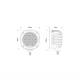 Proiector lucru 109x109, LED, 9-32V, 35W, 3500lm, flood, Explorer, CA 6161 247Lighting