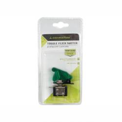 Intrerupator On-Off flick 12V, 20A, Led, verde, Top Gun, 58096 Carmotion Intrerupator On-Off flick 12V, 20A, Led, verde, Top Gun, 58096 Carmotion