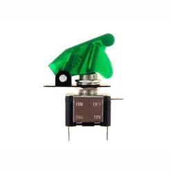 Intrerupator On-Off flick 12V, 20A, Led, verde, Top Gun, 58096 Carmotion