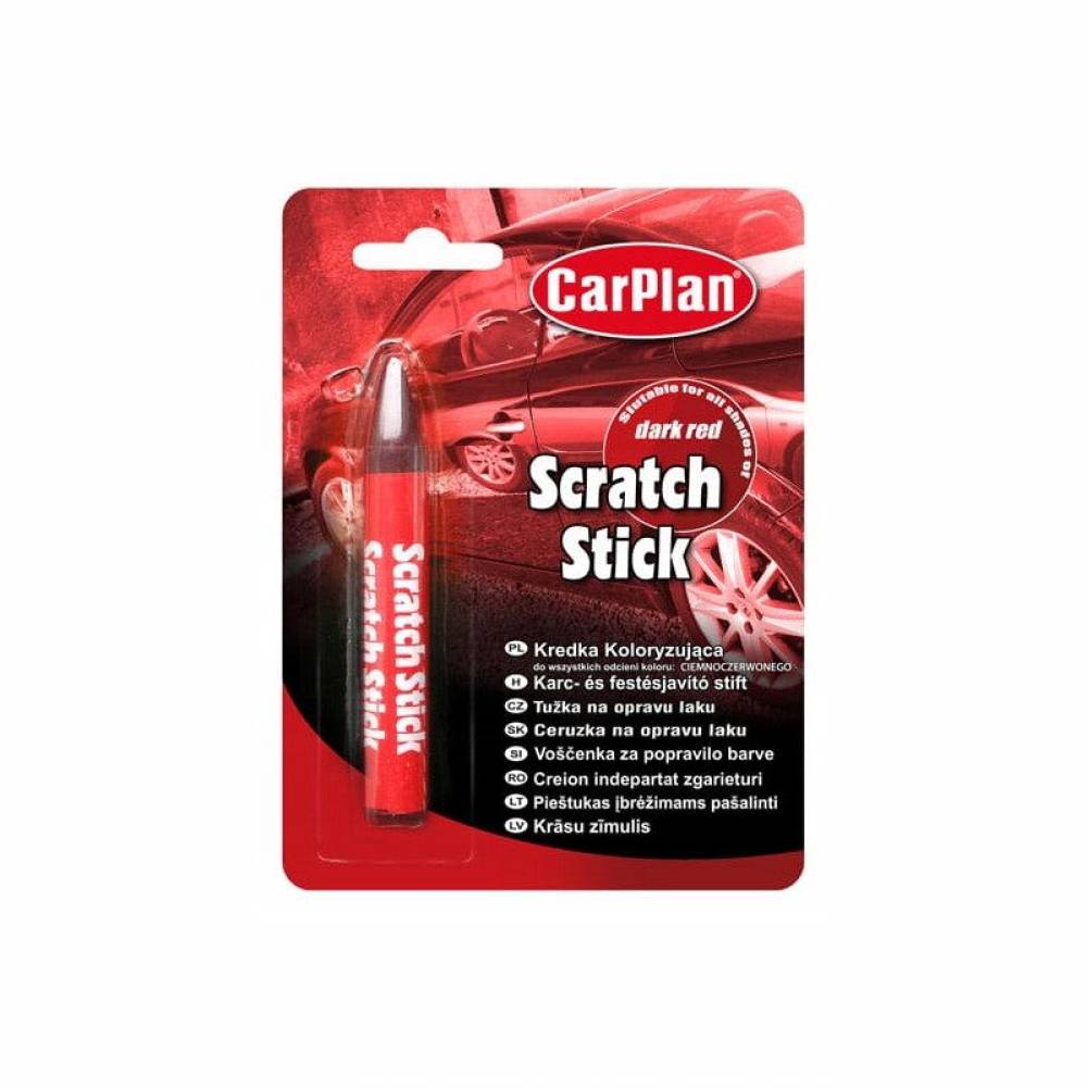 Creion reparat zgarieturi, rosu inchis, Scratch Stick, Dark Red, 01662 CarPlan  