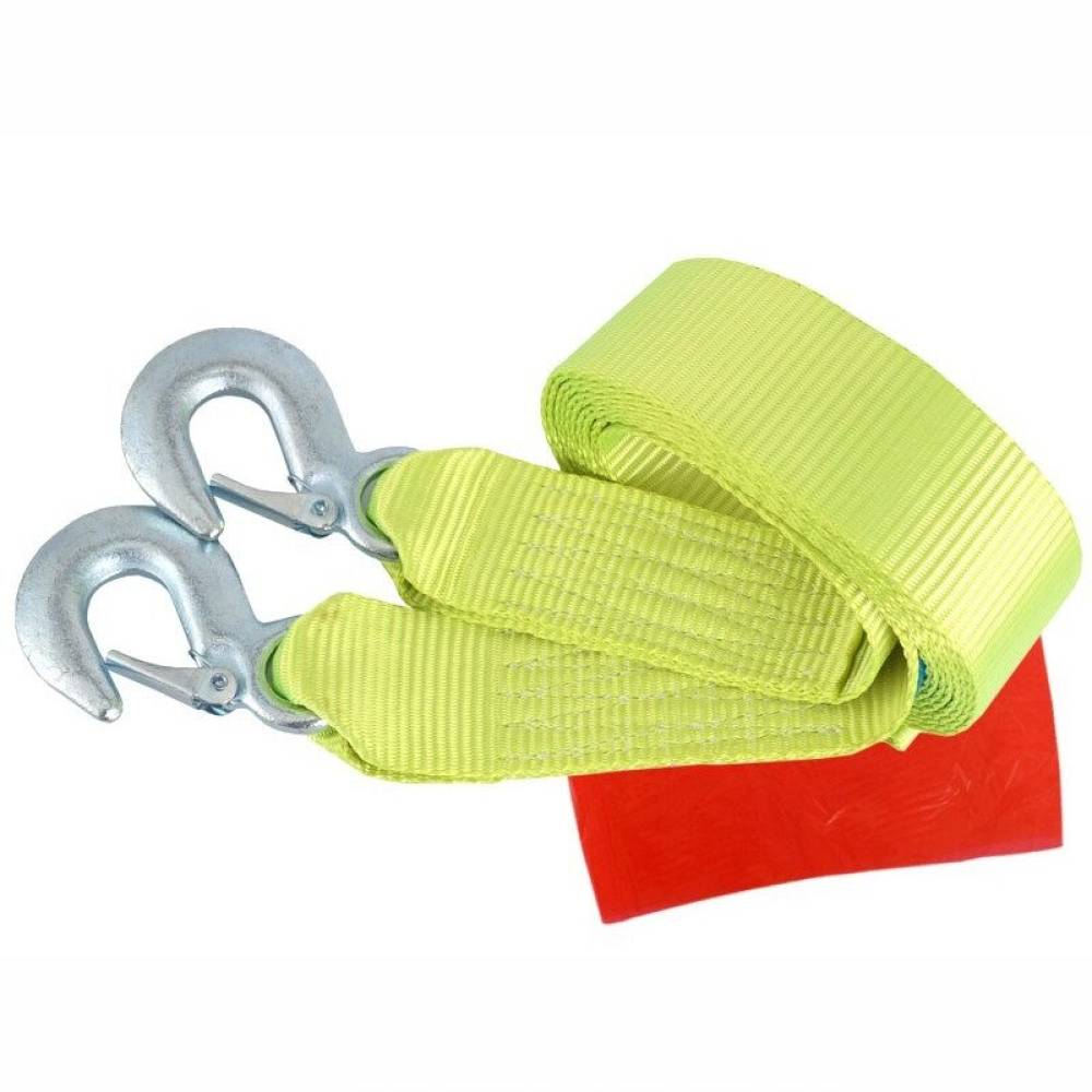 Chinga tractare 2.5T, 4m, banda cu 2 carlige, 58985 Carmotion Chinga tractare 2.5T, 4m, banda cu 2 carlige, 58985 Carmotion