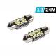 Set 2 becuri sofit, 12-24V C5W, 31mm, 12 LED-uri SMD2016, 250lm, Canbus, SV8.5, 83205 Vision Set 2 becuri sofit, 12-24V C5W, 31mm, 12 LED-uri SMD2016, 250lm, Canbus, SV8.5, 83205 Vision