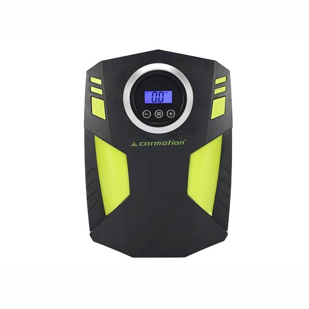 Compresor aer, 10bar, 12V, 120W, automat cu manometru digital, cu lanterna, 4 adaptoare, 63335 Carmotion