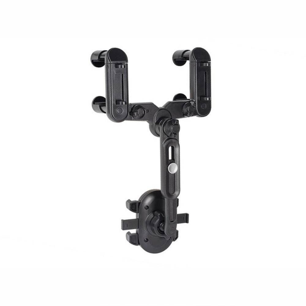 Suport telefon cu brat articulat telescopic, prindere la oglinda retrovizoare, rotativ, 63184 Carmotion