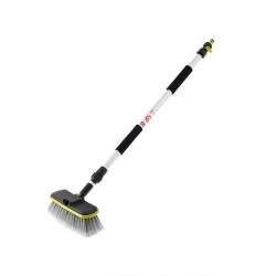 Perie spalat telescopica cu robinet, 80-130cm, perie 20cm, 63510 Carmotion