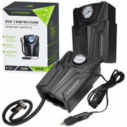 Compresor aer 12V, 10bar, 120W, cu 4 adaptori, 63336 Carmotion 