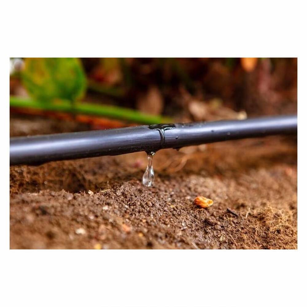 Tub picurare apa fi16mm, distanta intre picuratori 30cm, debit 4L pe ora, rola 200m, BK78356
