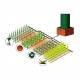 Tub picurare apa fi16mm, distanta intre picuratori 30cm, debit 4L pe ora, rola 50m, BK78357