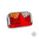 Lampa spate 240x140, LED, 6 functii, cu ceata si mers inapoi, stanga, mufa 6 pini, FT-170 L NT Bajonet Fristom