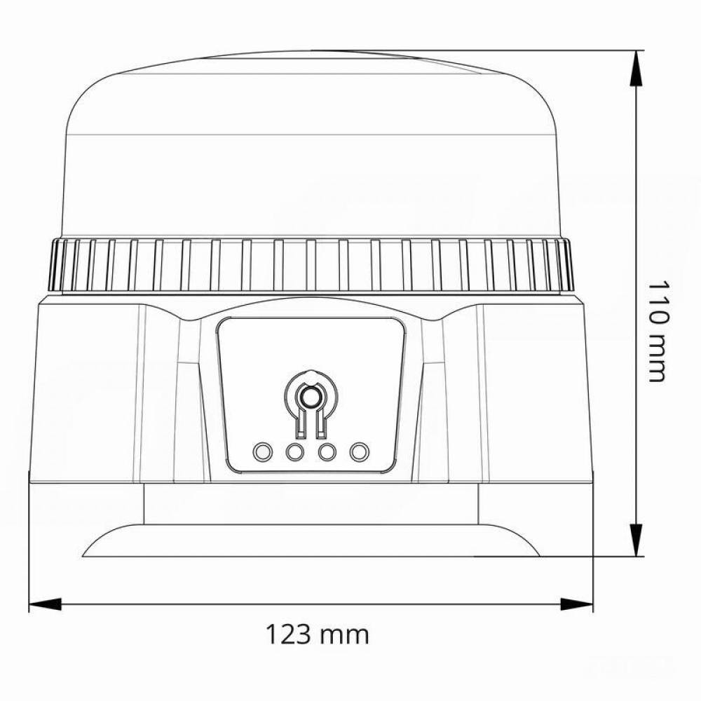 Girofar wireless 12V-24V, h110, Led, cu acumulator reincarcabil USB, cu telecomanda, prindere cu magnet si ventuza, 03932 Amio Girofar wireless 12V-24V, h110, Led, cu acumulator reincarcabil USB, cu telecomanda, prindere cu magnet si ventuza, 03932 Amio