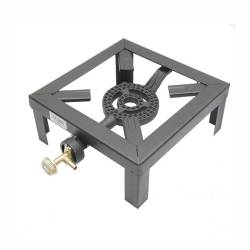 Arzator pirostrie pe gaz, portabil, 25x25x10cm, din fonta, LW70