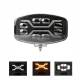 Proiector auto faza lunga 245x159, LED, 3 functii, cu pozitie alba si functie stroboscopica galbena, 12-24V, X Spider, L3436 TruckLed