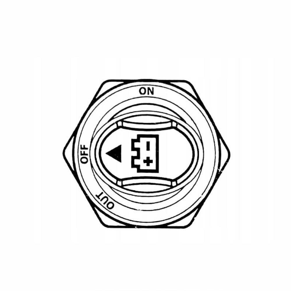 Contact general heblu 12-32V, 300A, On-Off-Out, fi5.2cm, 83025 Carmotion