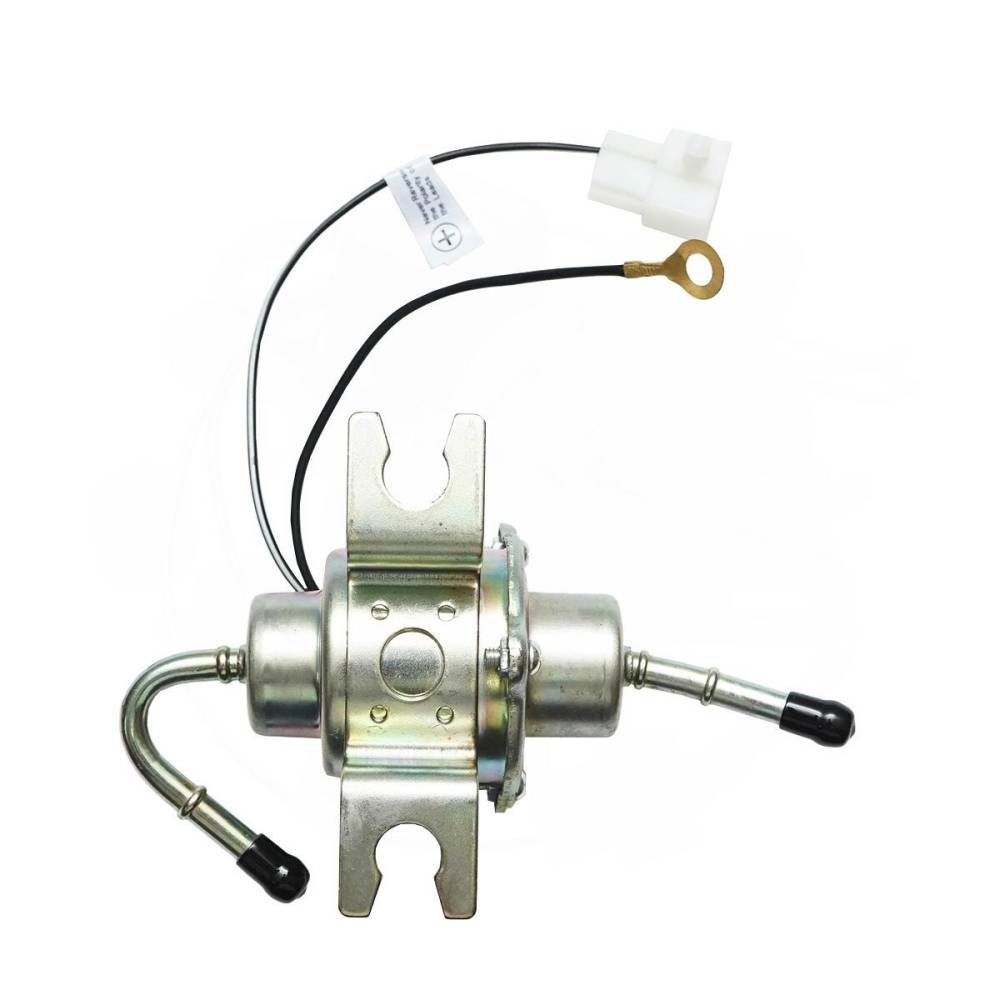 Pompa alimentare combustibil universala, electrica, cu filtru incorporat, 12V, L=145mm, fi 6mm, pentru motorina, benzina, OEM YK-3106, EP-501-0, SR73
