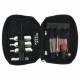 Kit reparatie cauciuc, cu snur si capsule CO2, pentru moto, atv, scooter, cu adaptor valva Presta si Schrader, Quick&Safe RP12014 