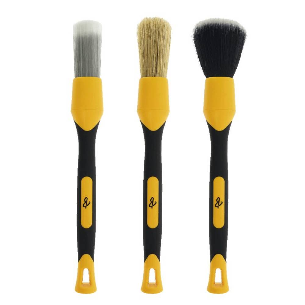 Set 3 pensule detailing, interior-exterior, cu adaptor cu cot, BLN0520 Billionaire