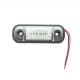 Lampa gabarit 84x24, 12 LED-uri, 12-24V, alba, Formplas FR-0175W, BK79007