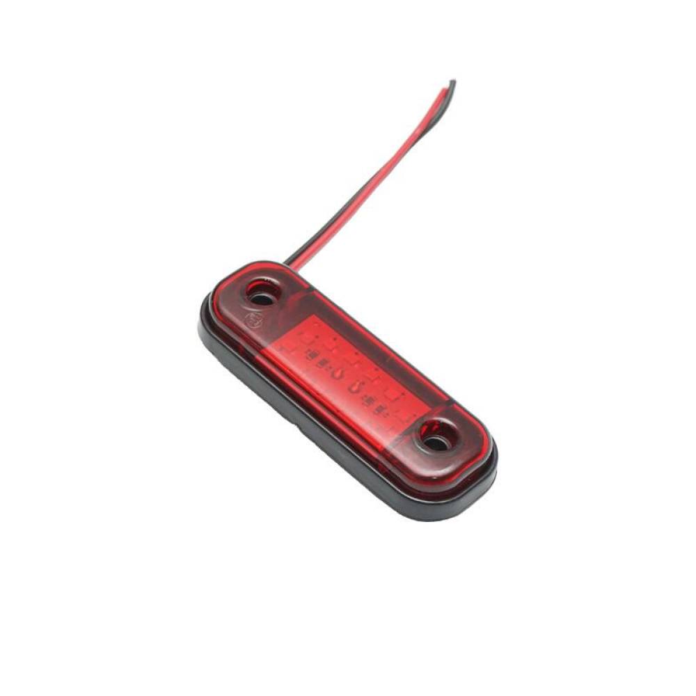 Lampa gabarit 84x24, 12 LED-uri, 12-24V, rosie, Formplas FR-0175W, BK79006
