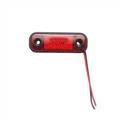 Lampa gabarit 84x24, 12 LED-uri, 12-24V, rosie, Formplas FR-0175W, BK79006