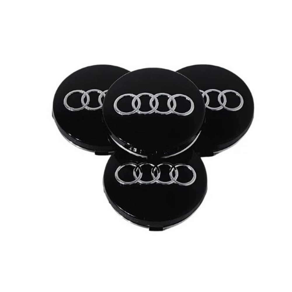 Set 4 capace pentru jante aliaj, 60mm, emblema Audi