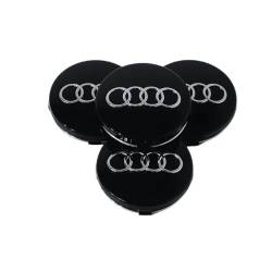 Set 4 capace pentru jante aliaj, 60mm, emblema Audi