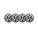 Set 4 capace pentru jante aliaj, 60mm, emblema Volkswagen