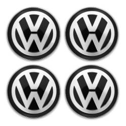 Set 4 capace pentru jante aliaj, 60mm, emblema Volkswagen