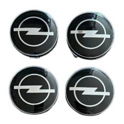 Set 4 capace pentru jante aliaj, 60mm, emblema Opel